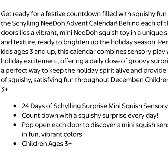 NEEDOH NWT advent calendar 24 days of surprises - Picture 2 of 5